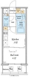 プラウドフラット戸越銀座の物件間取画像